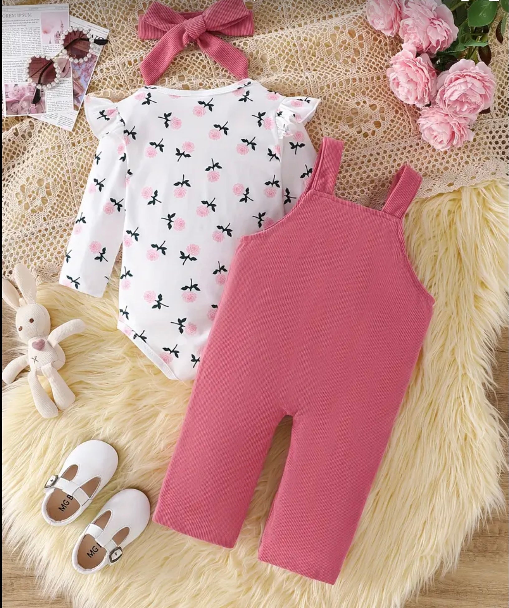 Léy Bebe Uzun Kollu Tulum Seti (6-9 Aylık)