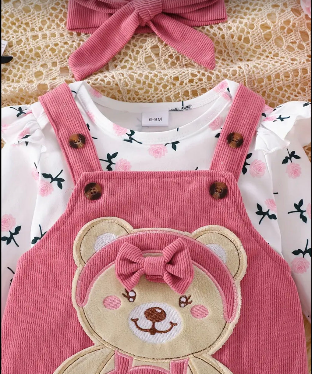 Léy Bebe Uzun Kollu Tulum Seti (6-9 Aylık)