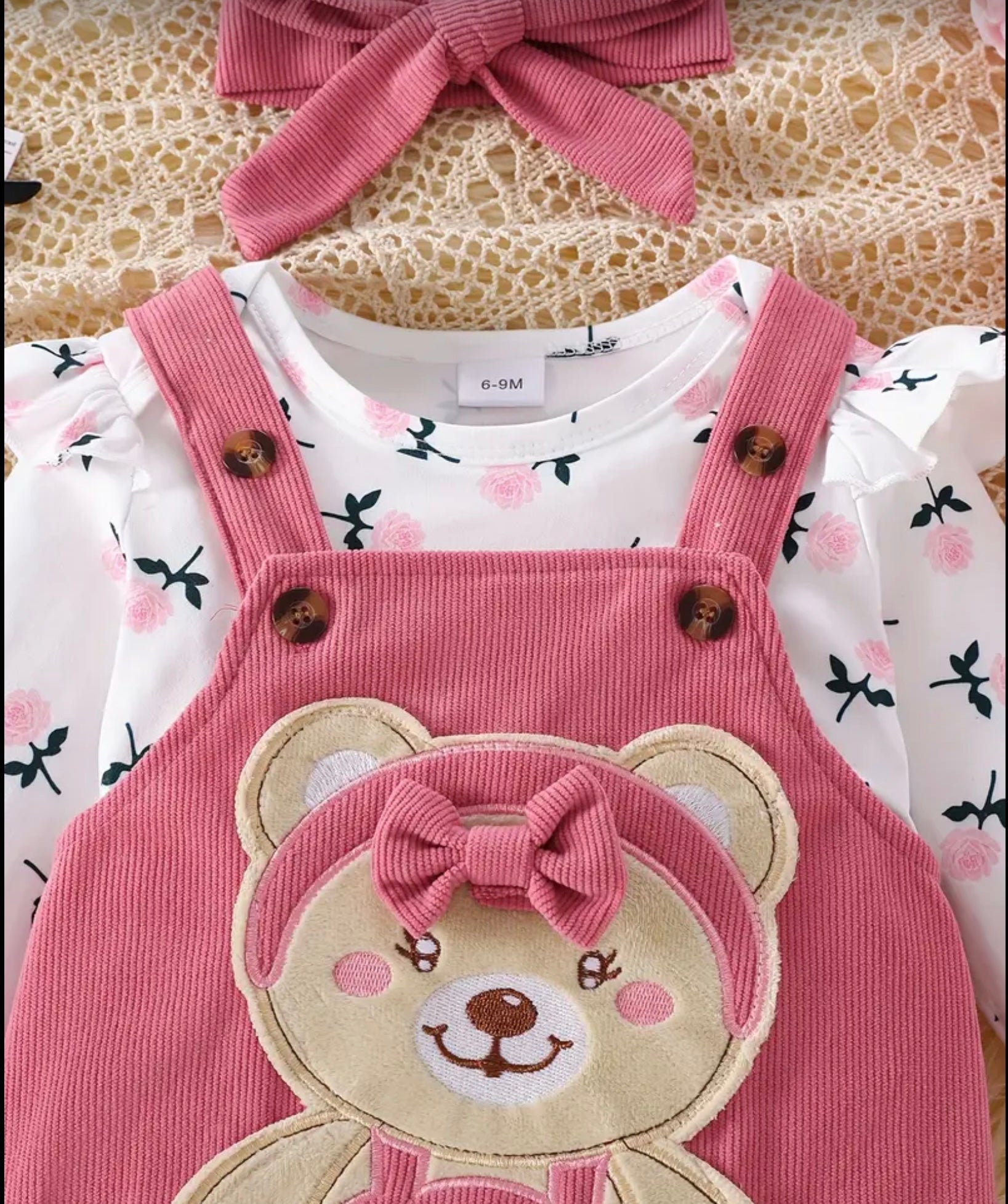 Léy Bebe Uzun Kollu Tulum Seti (6-9 Aylık)