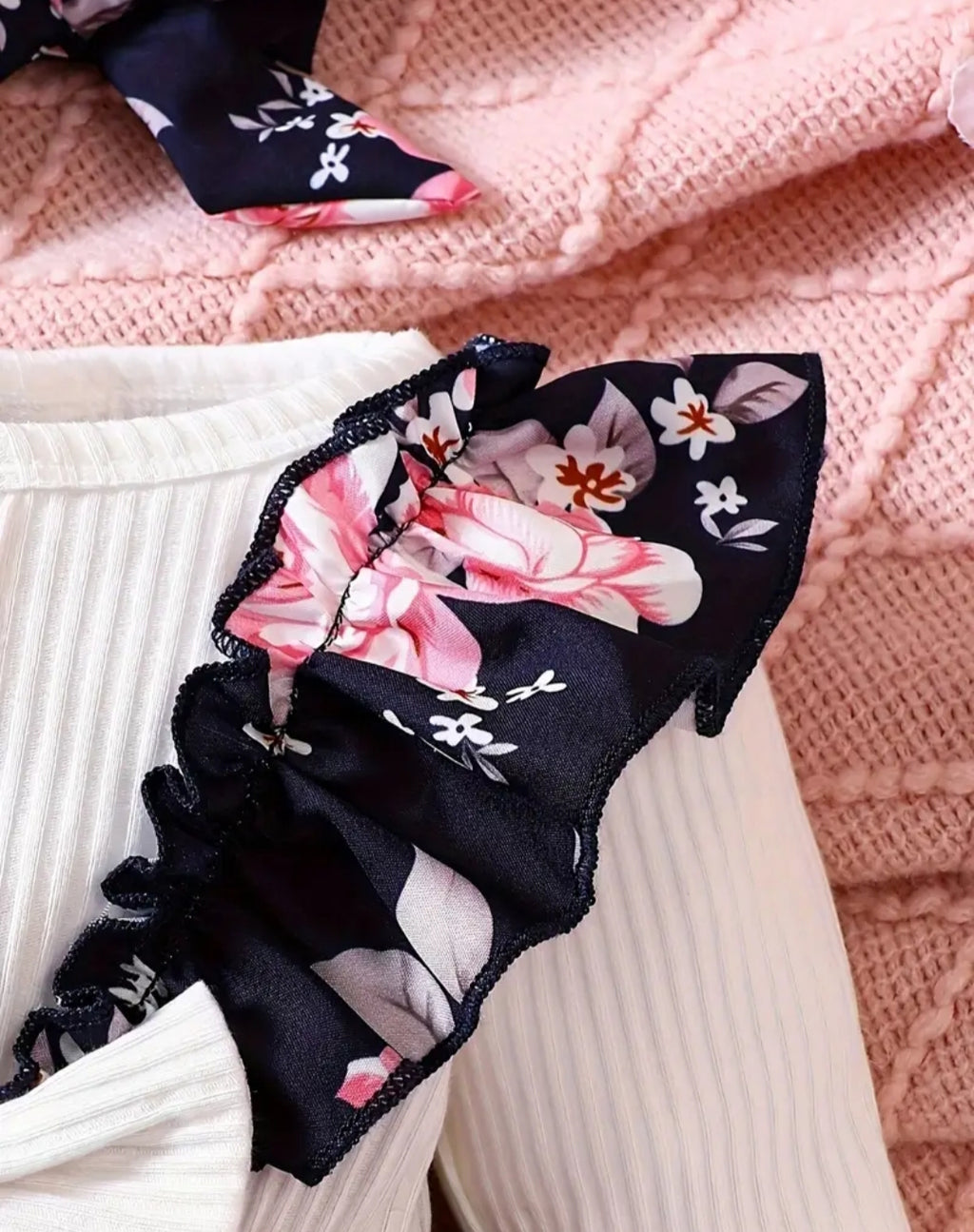 Ley Bebe Floral Tulum Seti (12-18 Aylık)