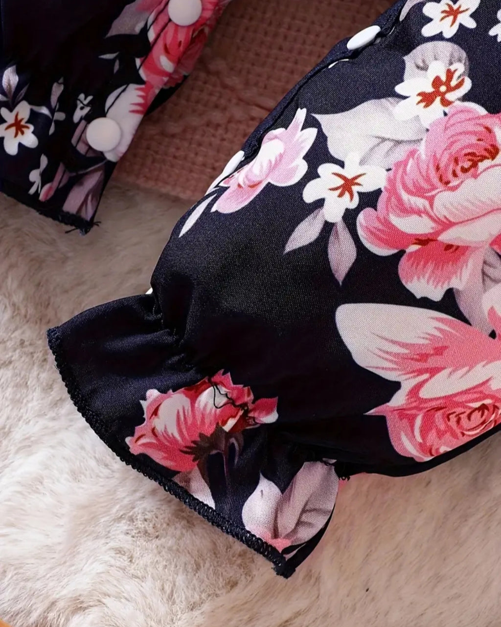 Ley Bebe Floral Tulum Seti (12-18 Aylık)