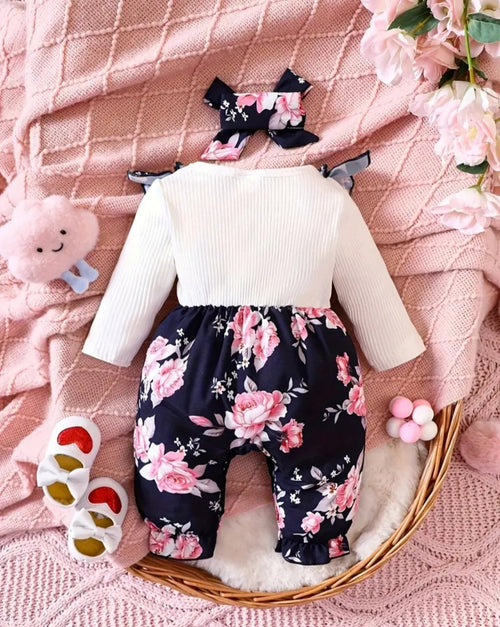 Ley Bebe Floral Tulum Seti (12-18 Aylık)